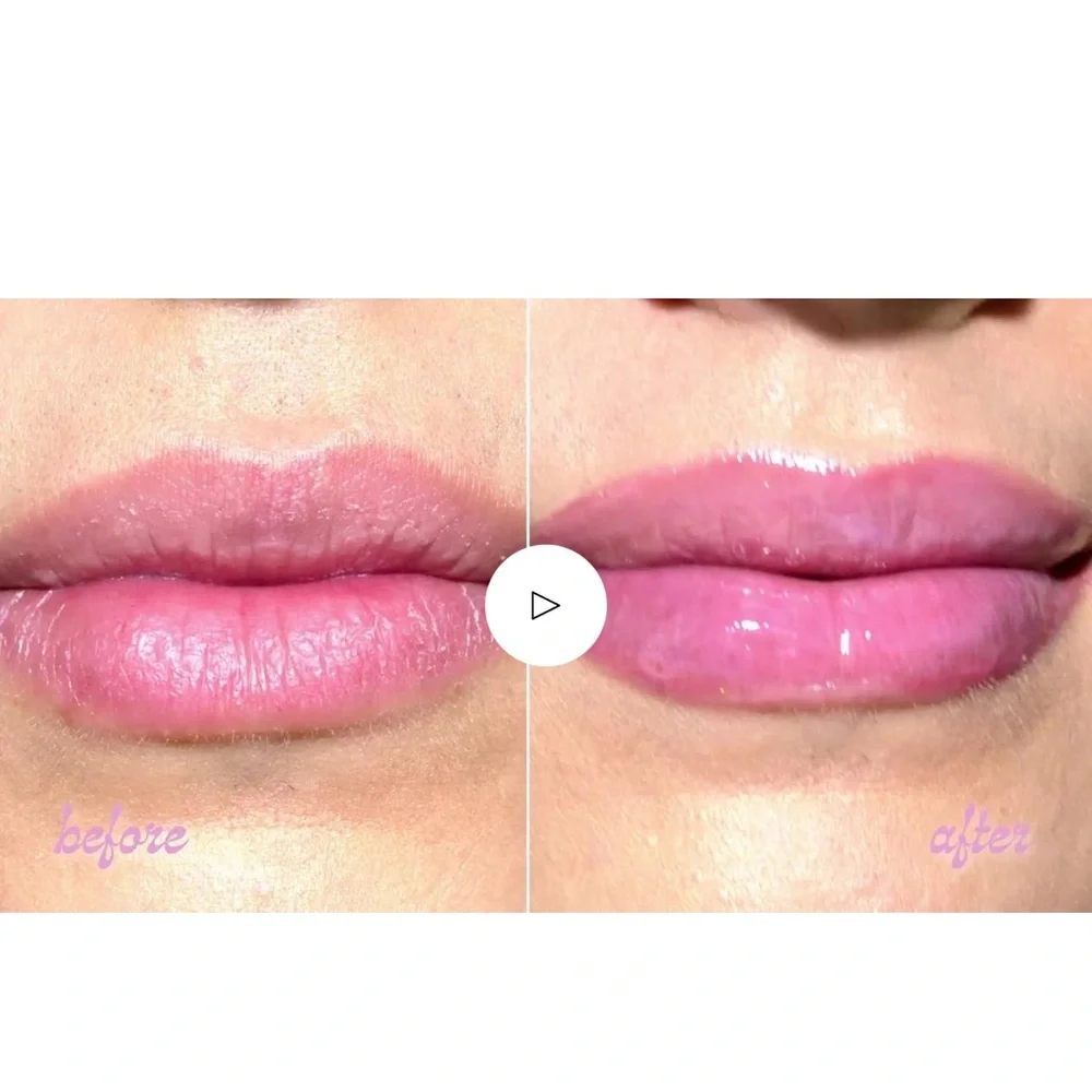 REM Beauty Essential Drip Glossy Balm in Skinny Dripped pink
